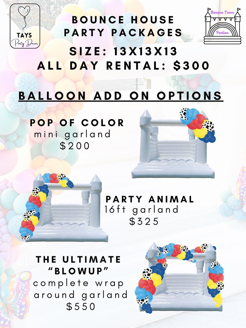 Bounce Town Balloon Packages