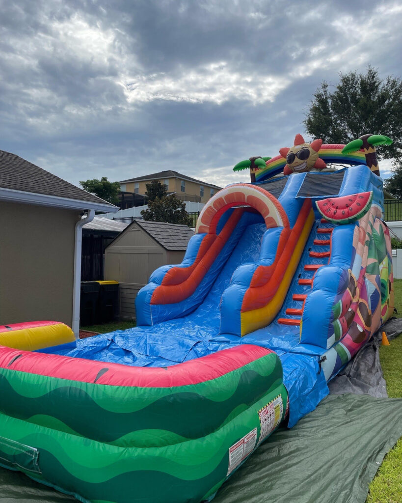 Sun Slide Bounce House Rental Orlando